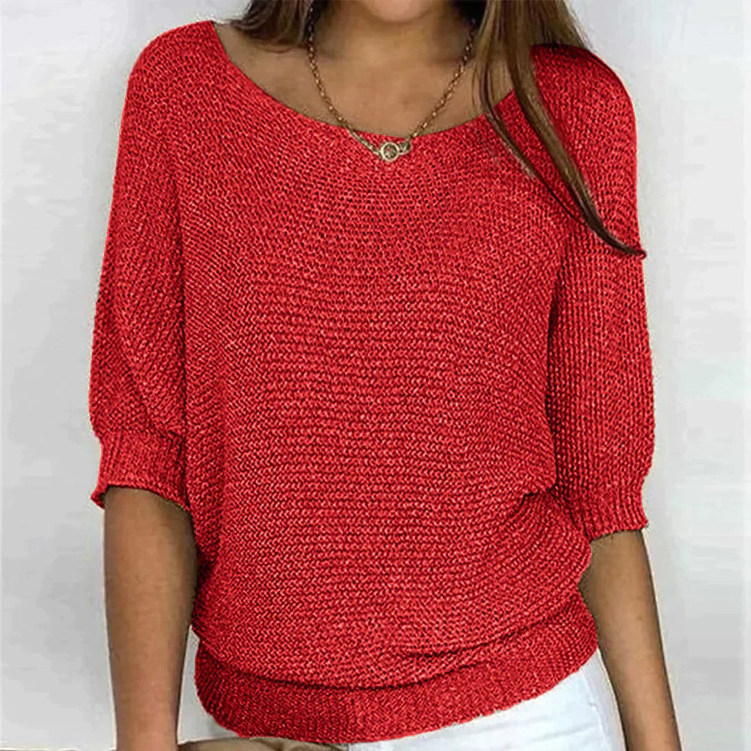 Kvinders Mønstret Top Løs Pasform 4