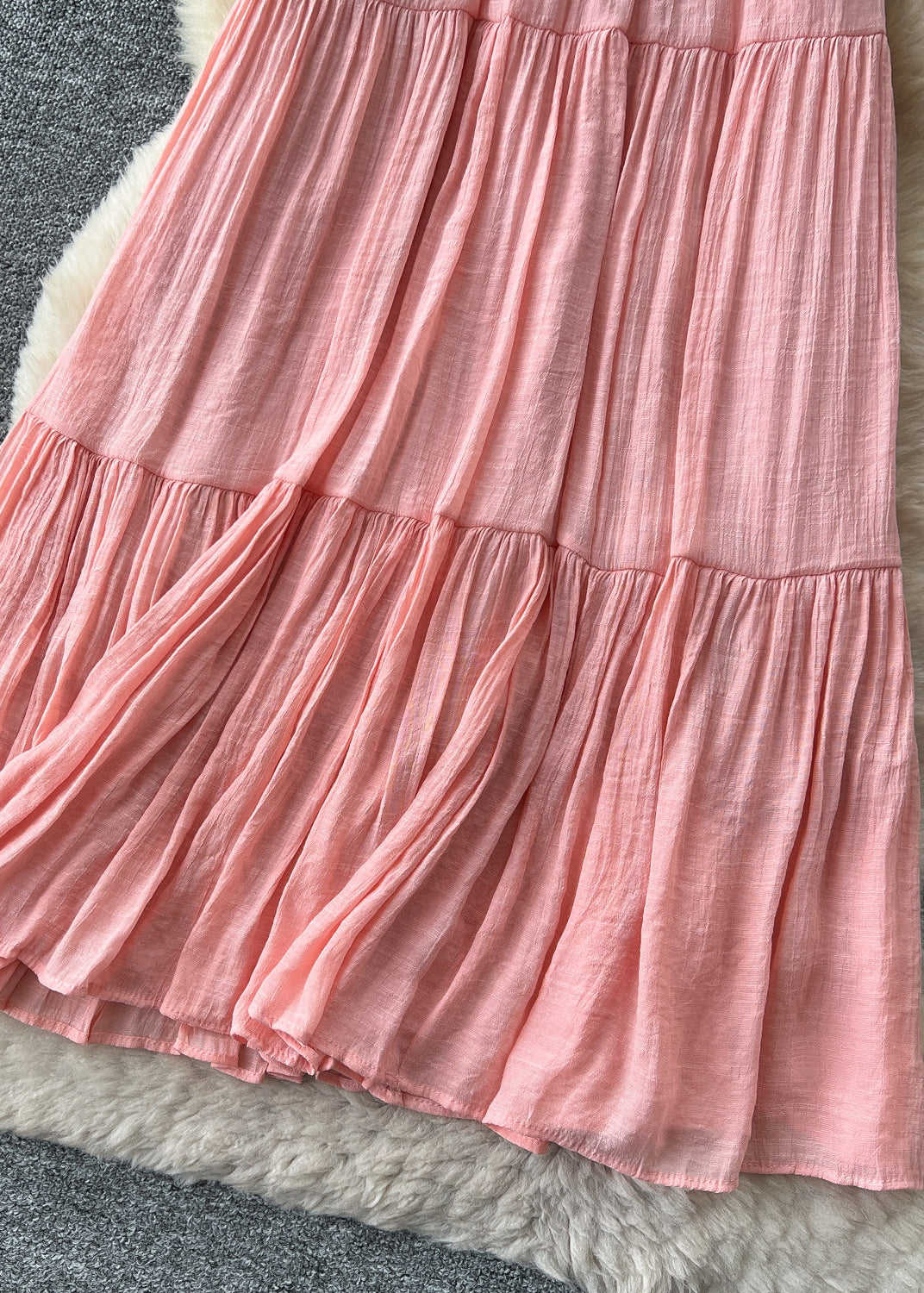 Kvinders Nederdel Boho Patchwork Rynket Stil 3