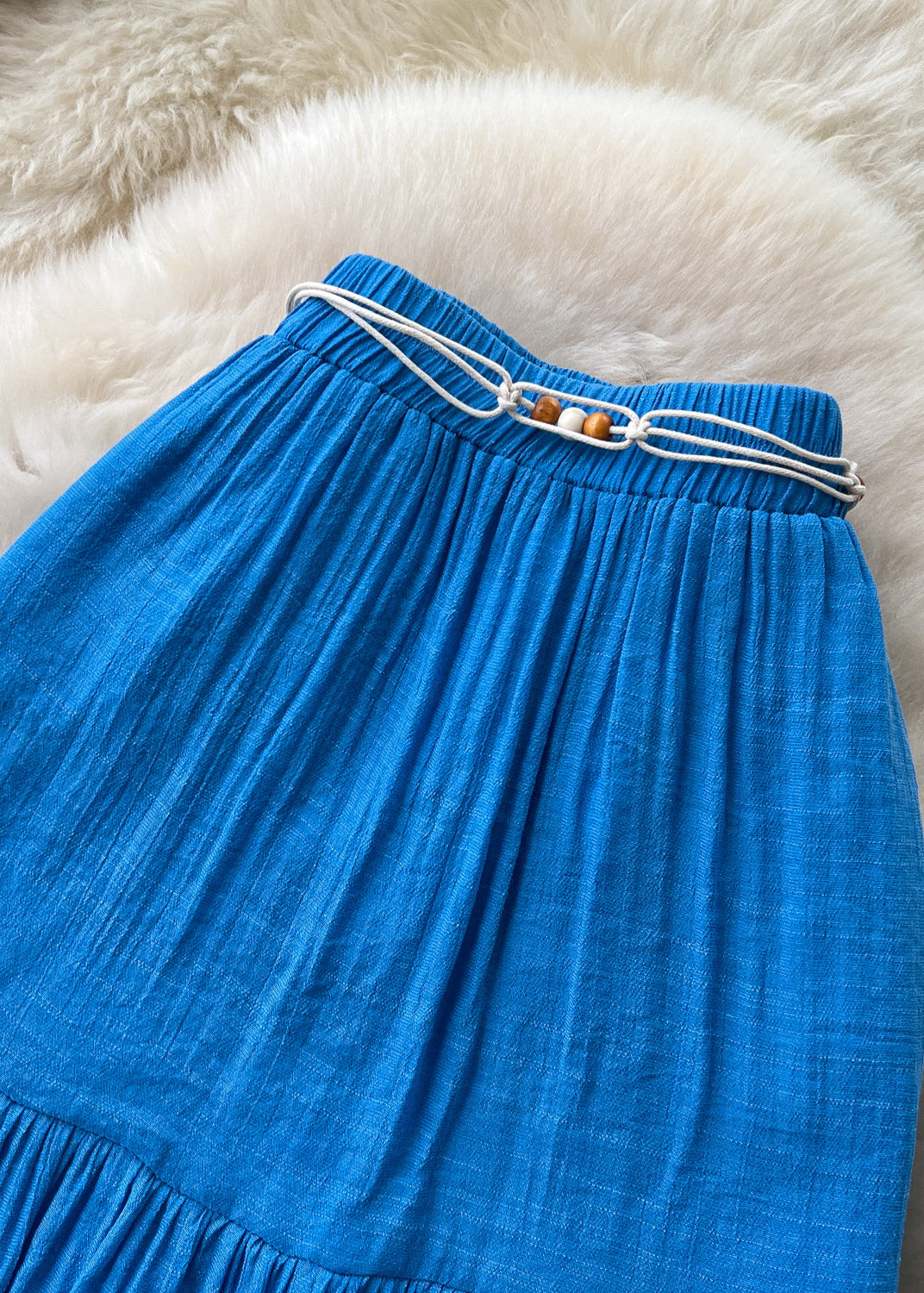 Kvinders Nederdel Patchwork Rynket Stil 2