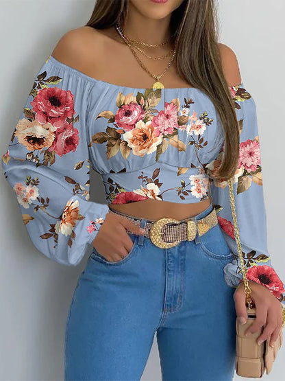 Kvinders Off Shoulder Bluse Chic 4