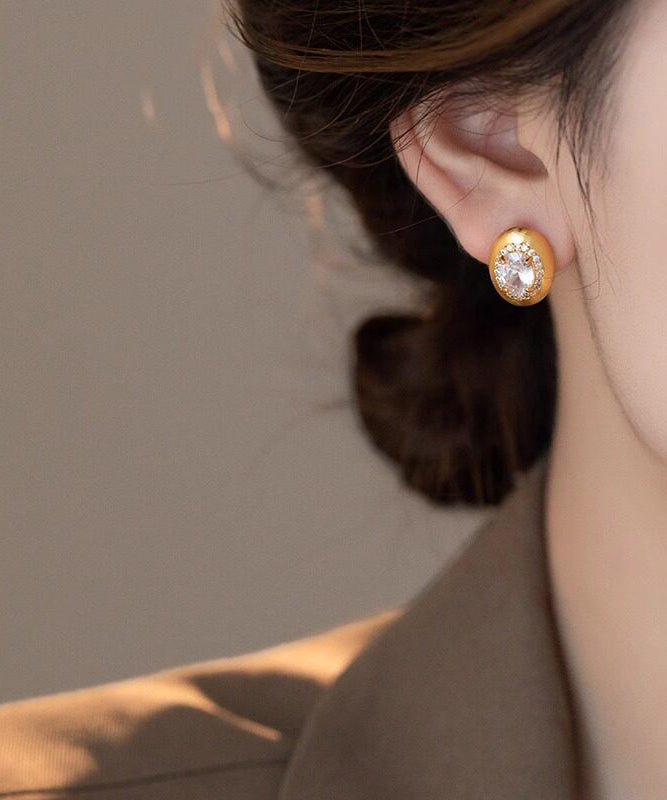 Kvinders Øreringe Pigeon Egg Stud Design 4