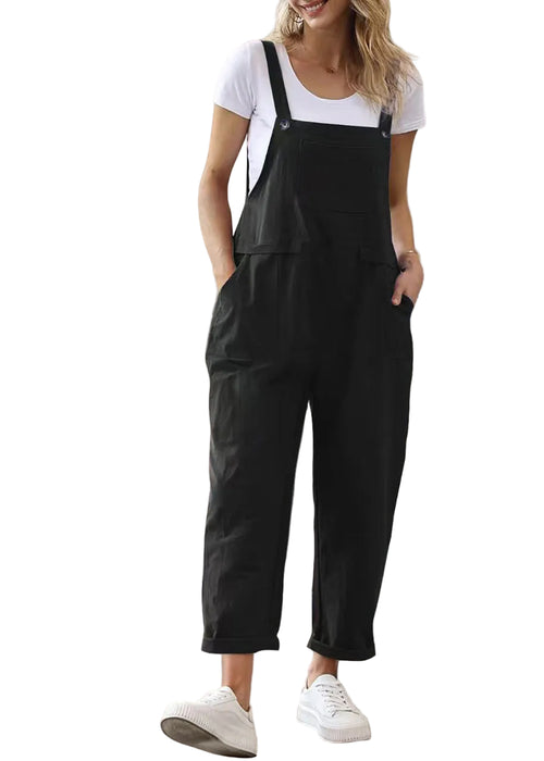 Kvinders Overalls Løs Pasform med Lommer 0