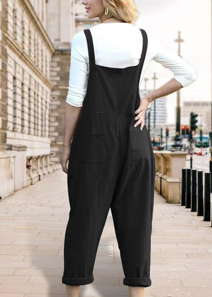 Kvinders Overalls Løs Pasform med Lommer 4