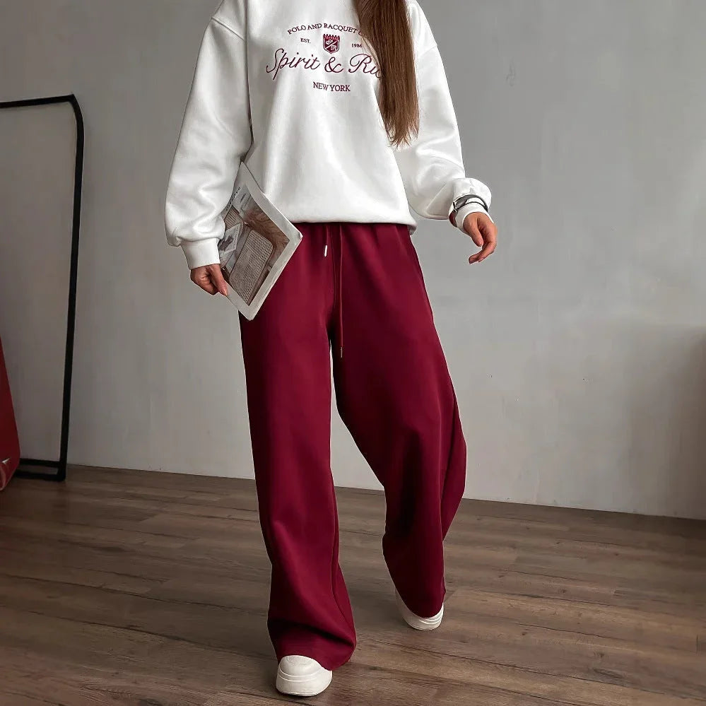 Kvinders Overdimensioneret Sweatshirt Rund Hals 2