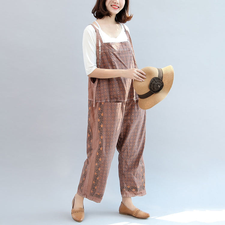 Kvinders Oversize Bukser Patchwork Efterårsstil 2