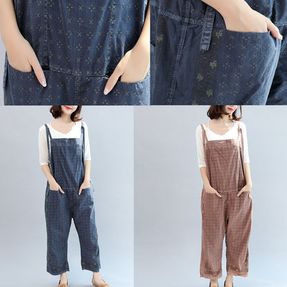 Kvinders Oversize Bukser Patchwork Efterårsstil 4