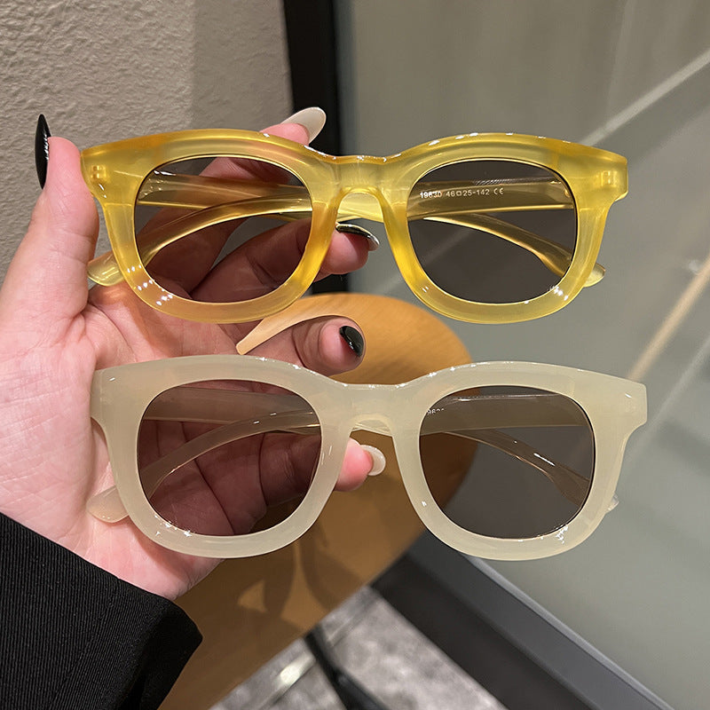 Kvinders Oversize Solbriller Trendy Design 3