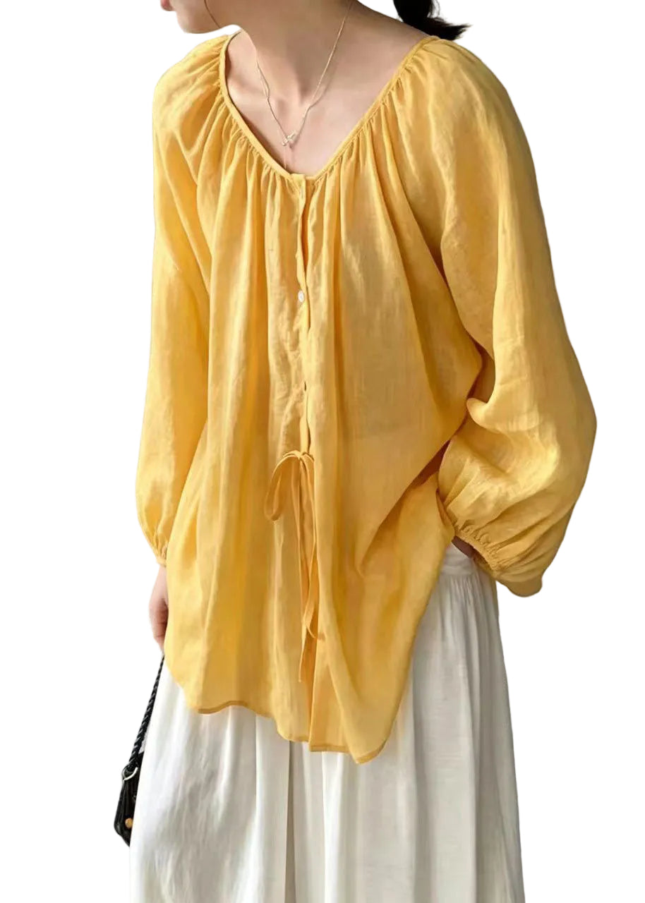Kvinders Oversized Bluse Boho Stil 0