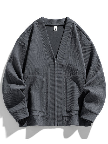 Kvinders Oversized Cardigan med Lynlås 1