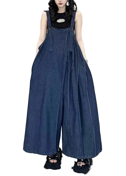 Kvinders Oversized Jumpsuit med Vide Ben 0