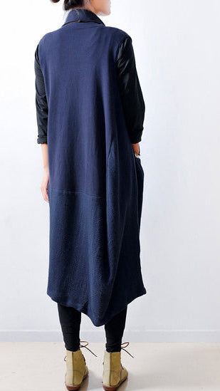 Kvinders Oversized Kaftan Kjole med Lynlås og Skulderdesign 3