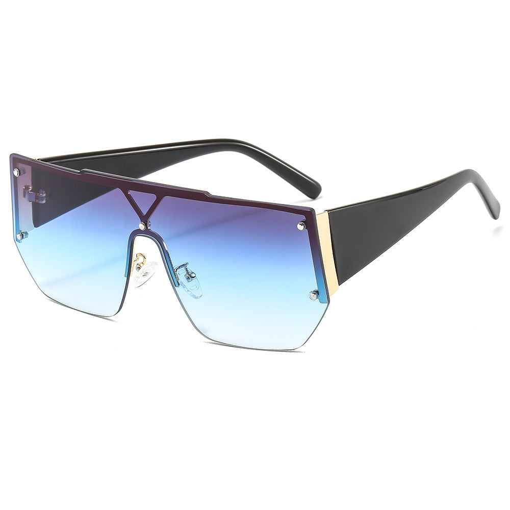 Kvinders Oversized Solbriller Geometrisk Design 3