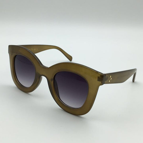 Kvinders Oversized Solbriller Trendy Design 8