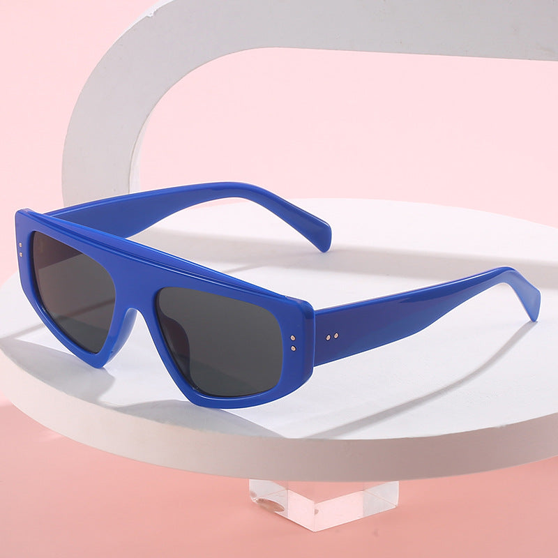 Kvinders Oversized Solbriller i Dyreprint 1