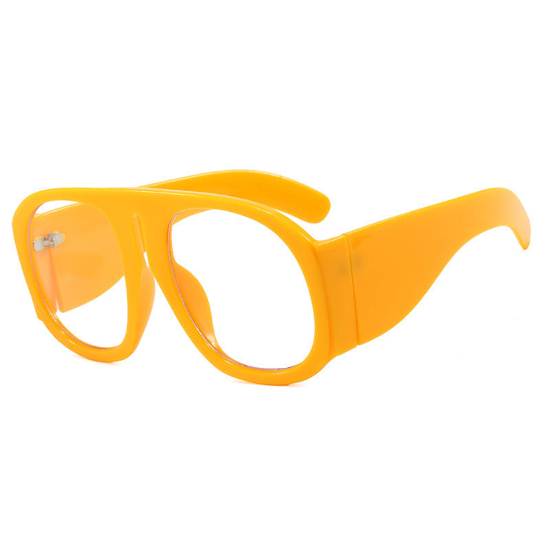Kvinders Oversized Solbriller med Gradient Design 8