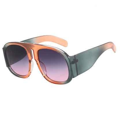 Kvinders Oversized Solbriller med Gradient Design 9