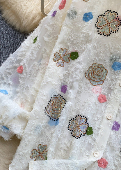 Kvinders Oversized Sommerbluse med Print 3