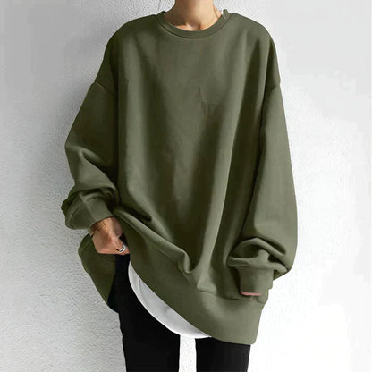 Kvinders Oversized Sweater Blød Materiale Minimalistisk Design 2