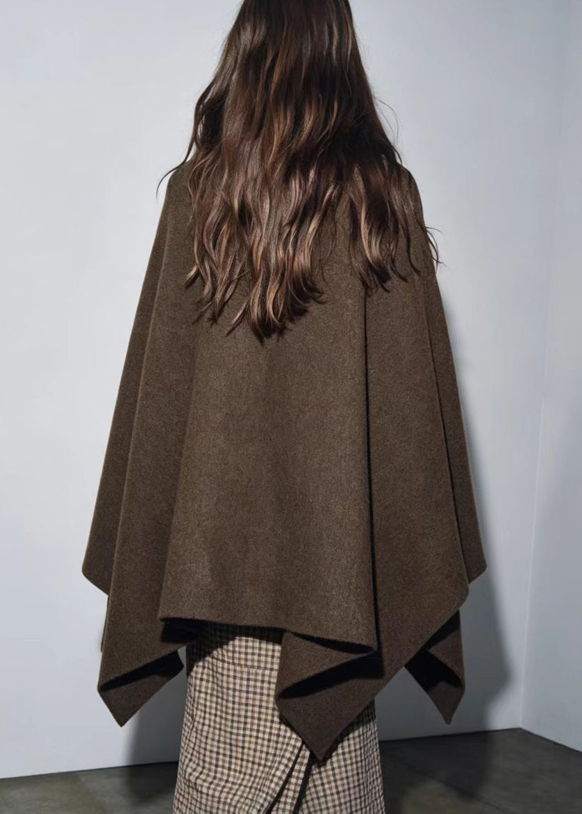Kvinders Oversized Top med Kappeærmer Plus Size Moderne Stil 2