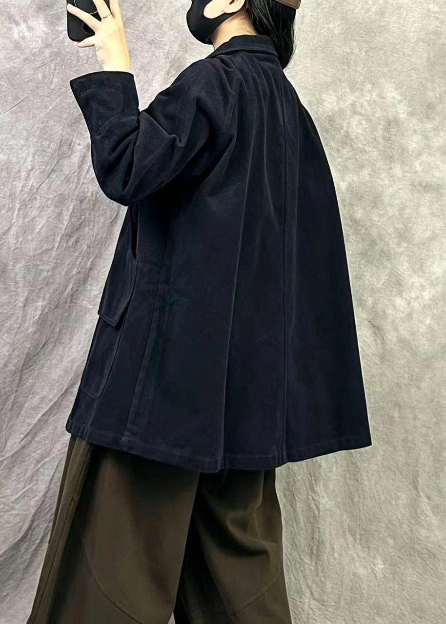 Kvinders Oversized Trenchcoat Patchwork Design 3