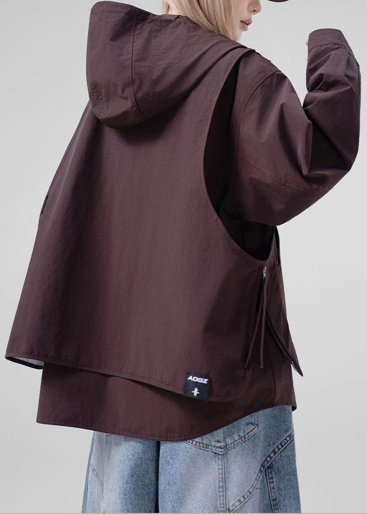 Kvinders Oversized Trenchcoat Patchwork Stil 3