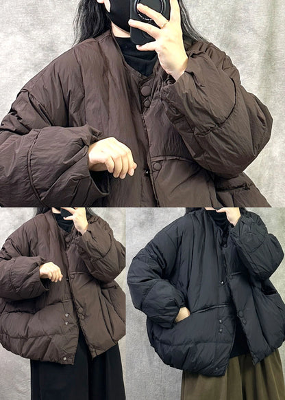 Kvinders Oversized Vinterfrakke Med Fyld 4