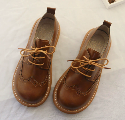 Kvinders Oxford Sko Brogue Stil 10