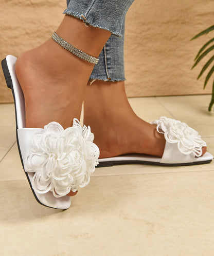 Kvinders Peep Toe Sandaler med Blomsterdesign 3