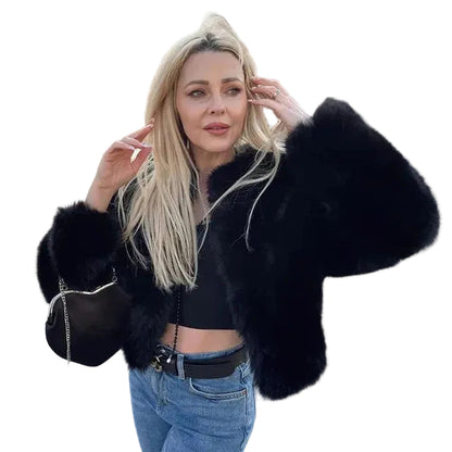 Kvinders Pelsjakke Polstret Casual Chic 0