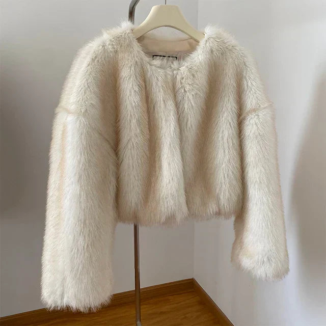 Kvinders Pelsjakke Polstret Casual Chic 1