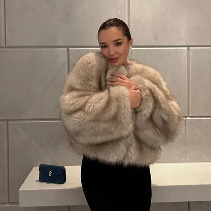 Kvinders Pelsjakke Polstret Casual Chic 2