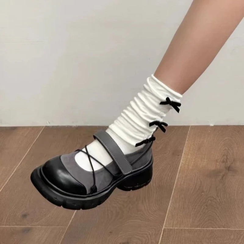 Kvinders Platform Loafers med Chunky Hæl 2