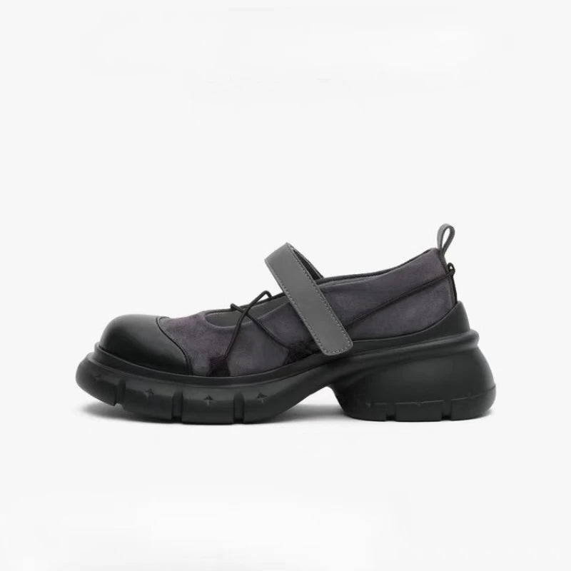 Kvinders Platform Loafers med Chunky Hæl 5