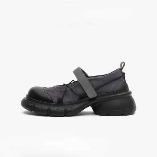 Kvinders Platform Loafers med Chunky Hæl 5