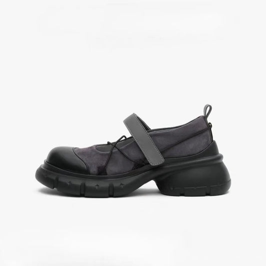 Kvinders Platform Loafers med Chunky Hæl 5