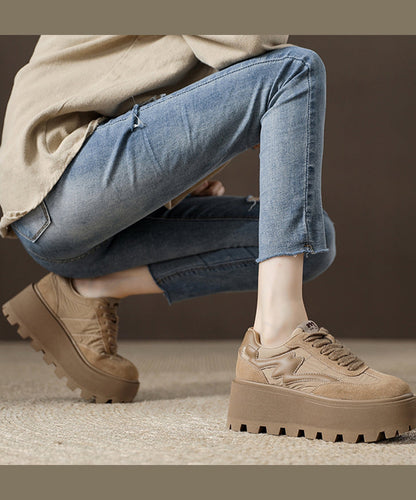 Kvinders Platform Sandaler Med Krydsremme Trendy Design 2