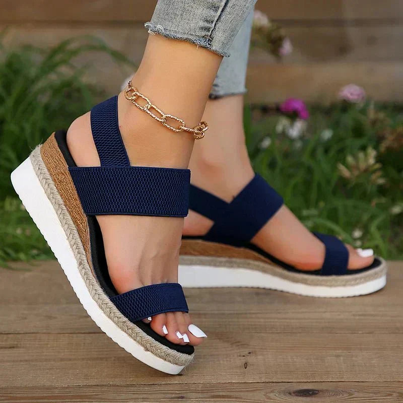 Kvinders Platform Sandaler Sporty Chic 6