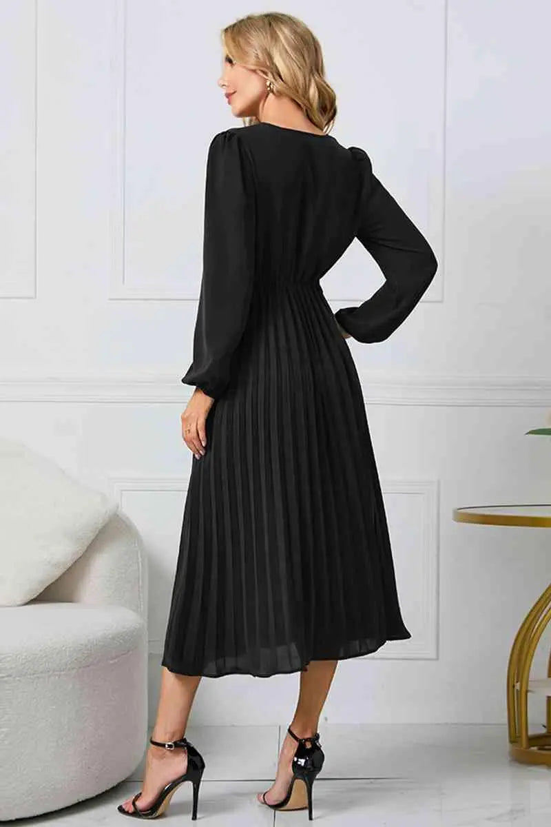 Kvinders Plisseret Kjole Moderne Design 1