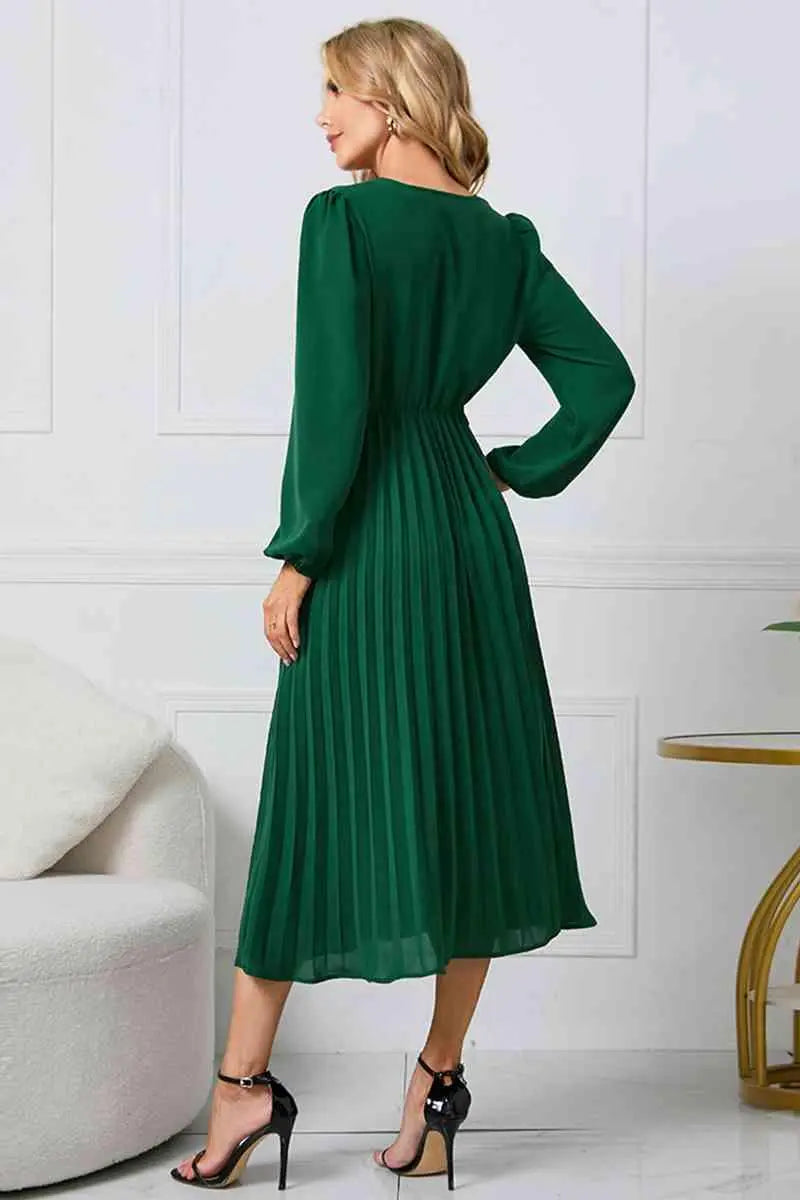 Kvinders Plisseret Kjole Moderne Design 8