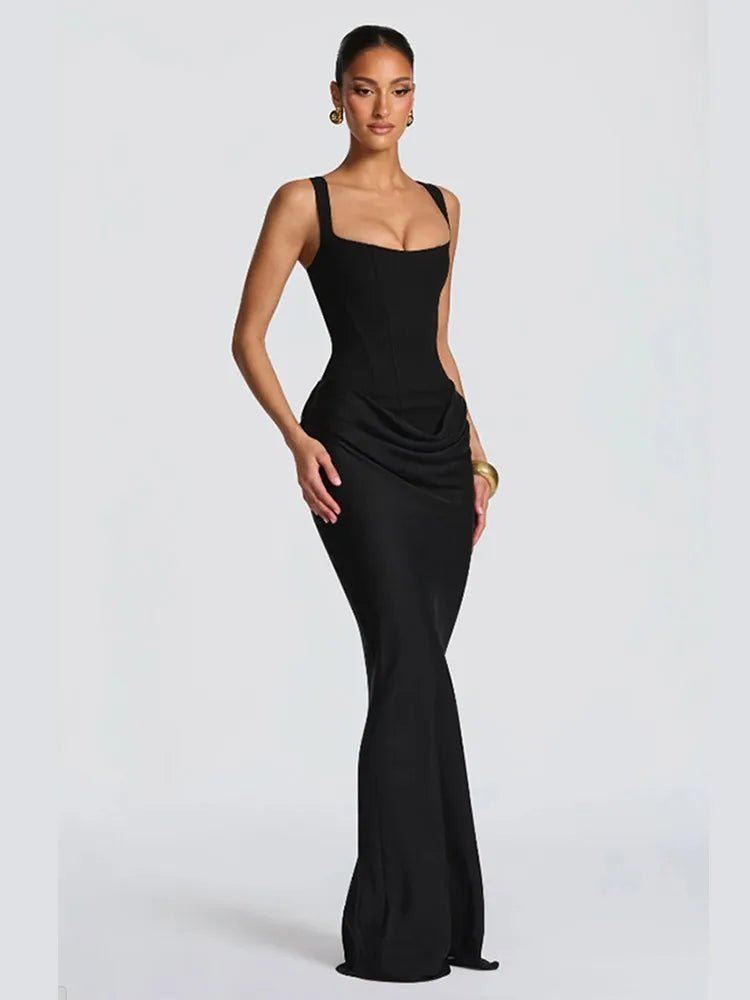 Kvinders Plisseret Off-Shoulder Kjole 9