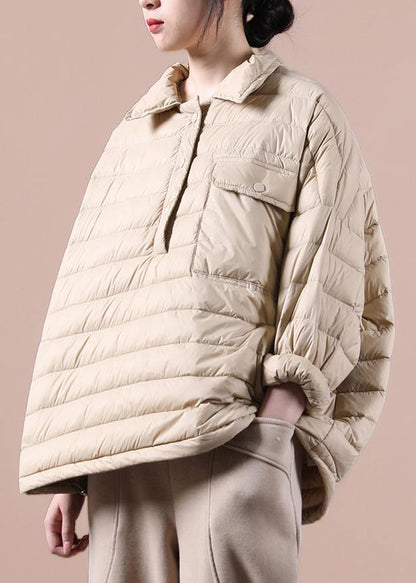Kvinders Plus Size Dunfrakke med Reverslommer 2