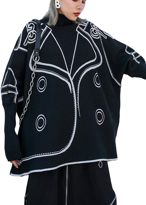 Kvinders Pullover Bluse med Batwing Ærmer 0