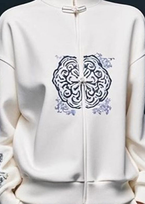 Kvinders Pullover Sweatshirt med Stativ Krave 4