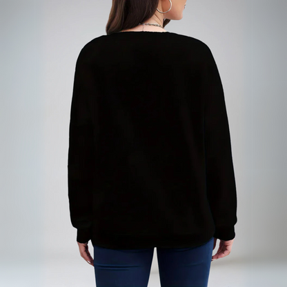 Kvinders Pullover med Hjerte Gradient Design i Blødt Stof 2