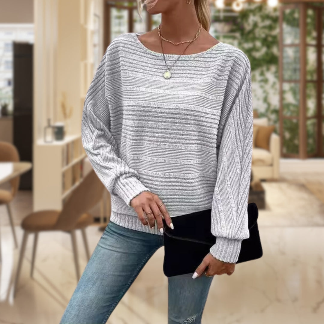 Kvinders Pullover med Moderne Struktur 3