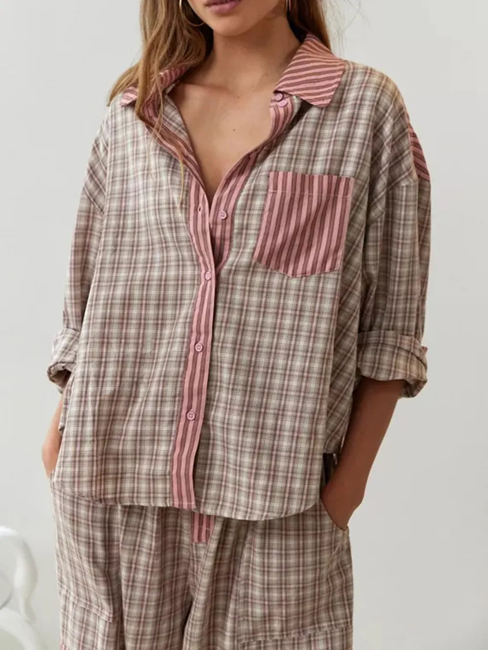 Kvinders Pyjamas Sæt Med Blødt Design 5