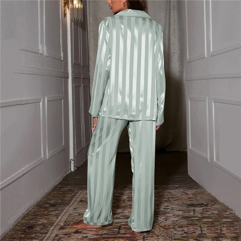 Kvinders Pyjamassæt Stilfuldt Design 3