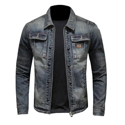 Kvinders Retro Denimjakke 0