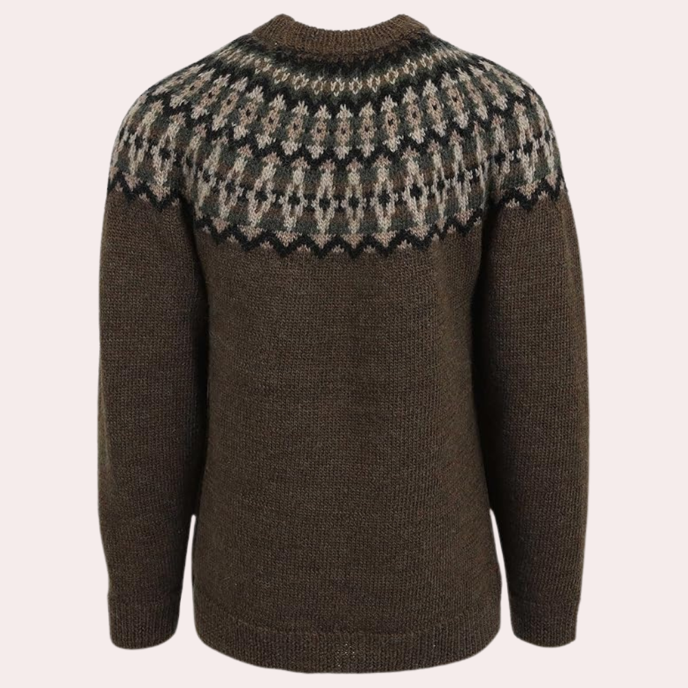 Kvinders Retro Sweater med Løs Pasform 2