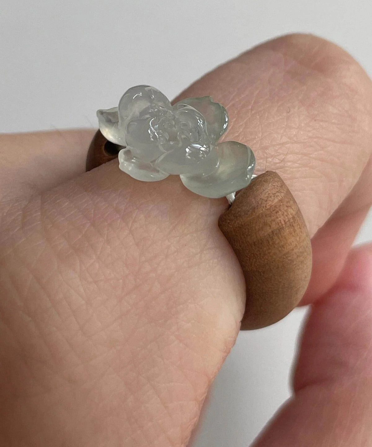 Kvinders Ring Vintage Patchwork Lotus Design 1